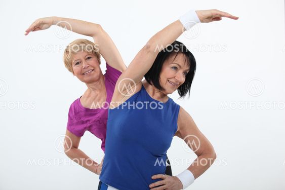 Older women working out