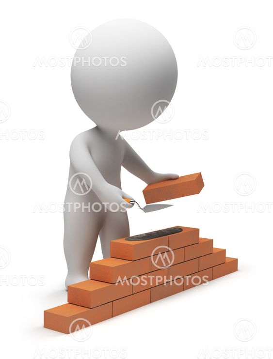 3d small people - builder