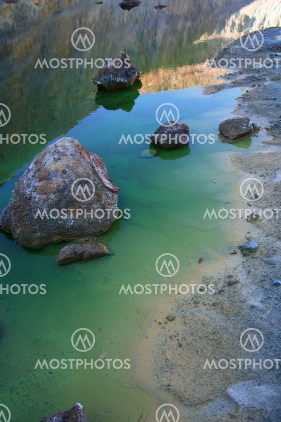 Rocks in the water
