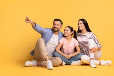 Family shares joyful moment together, enjoying love and...