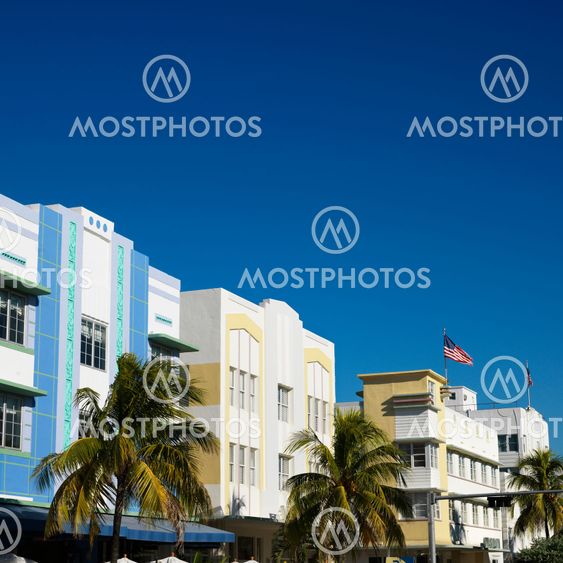 Art deco district, Miami.
