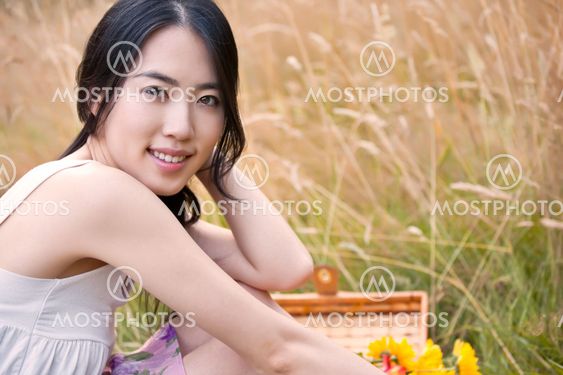 Beautiful asian woman
