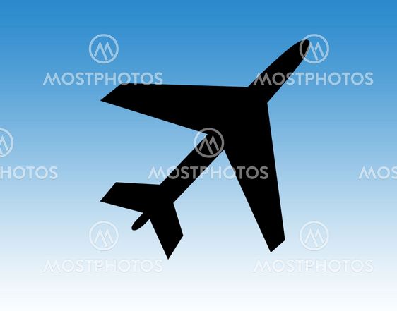 Aircraft and blue sky
