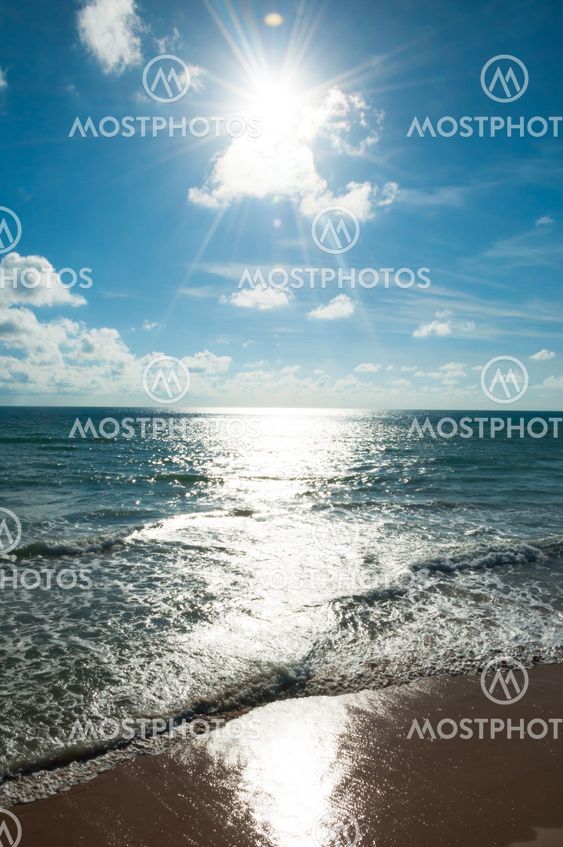 Sun beam and sea andaman