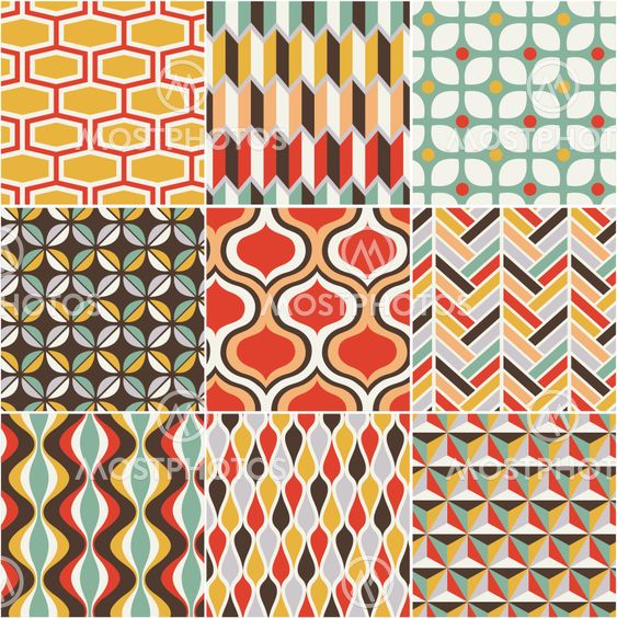 seamless retro pattern