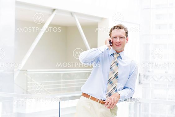 Smiling business man
