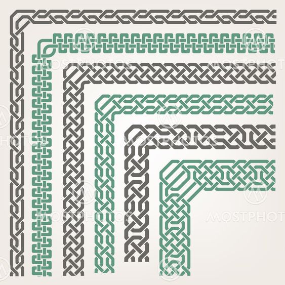 Decorative seamless border
