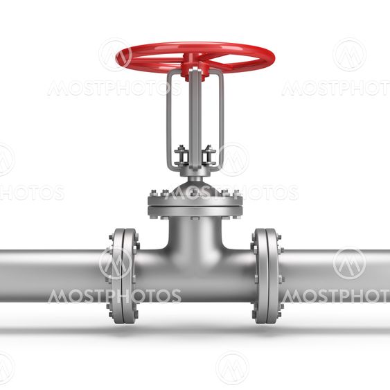 pipe and valve