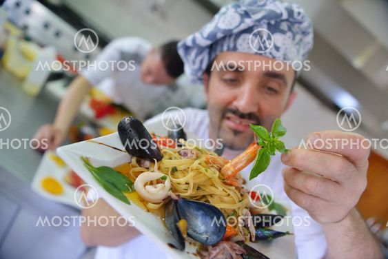 chef preparing food