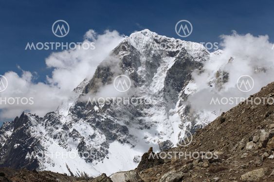snowy mountains
