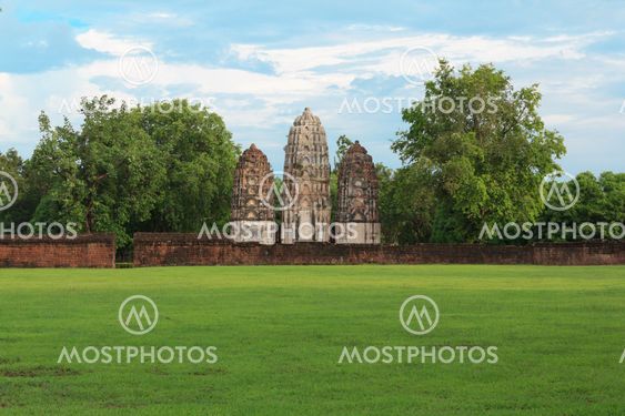 Sukhothai historical park, the old town