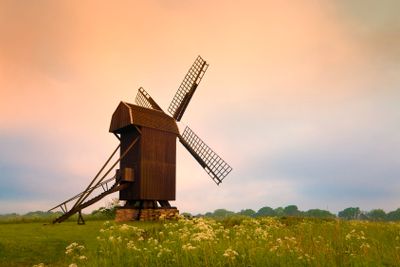 Old windmill in Skåne, Sweden