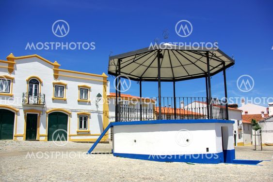 Landscape of Alegrete square.