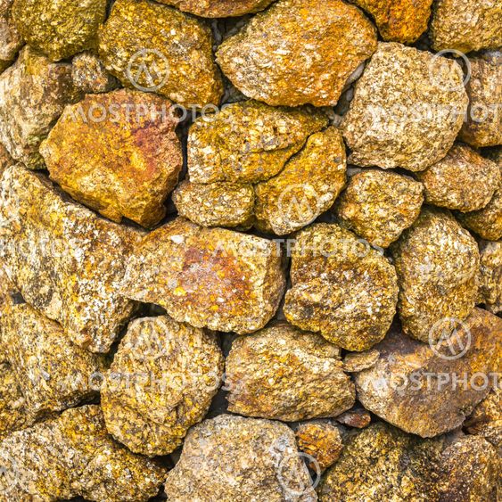 Square rock wall