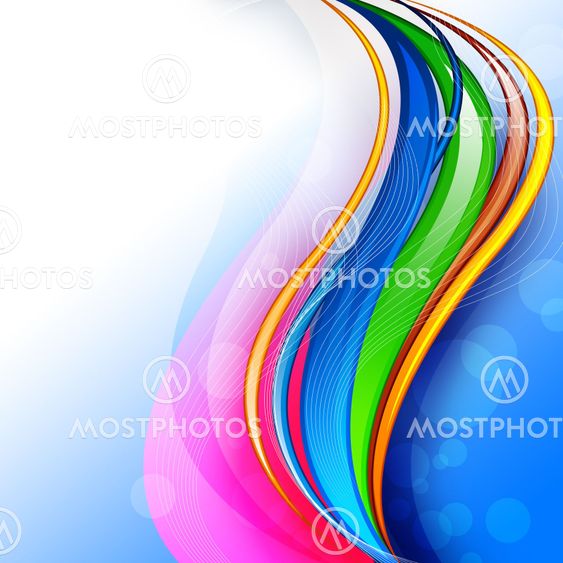 Colourful abstract illustration background