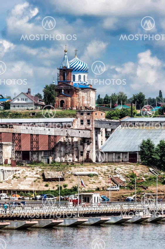 The City Of Birsk. View of the Church of St. Michael the...