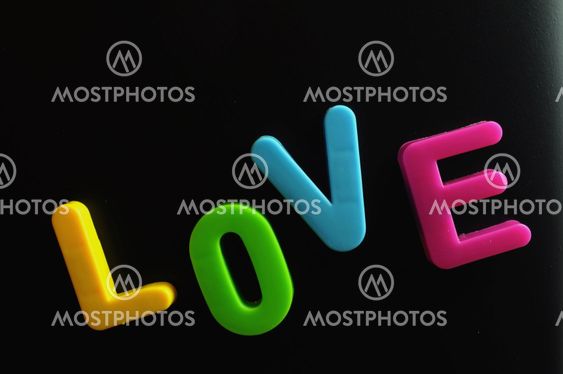 Magnetic letters (love)
