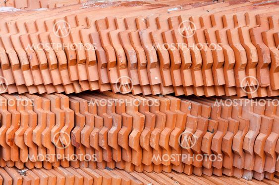 Pattern of the tile roof