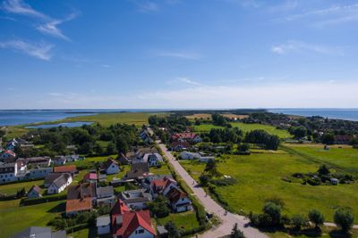 Vitte Hiddensee in Germany harbor island