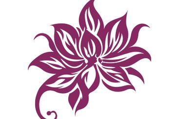 Romantic Blossom Natural Fresh Purple Flower Floral...