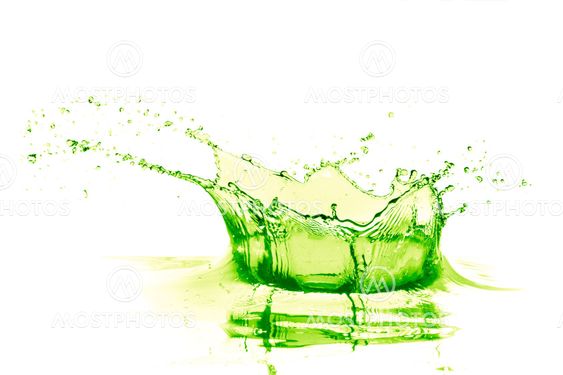lime drink splash