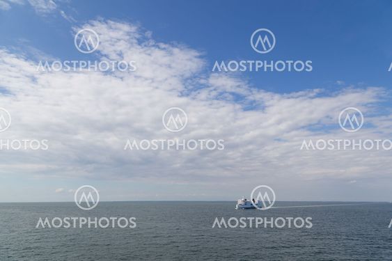 Ferry between Germany and Denmark on Baltic Sea