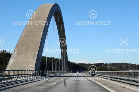 Svinesund Bridge between Norway and Sweden