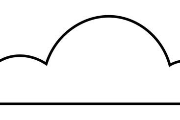 Woman Standing Near Blooming Flowers with Cloud in...