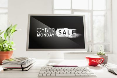 Cyber monday sale concept