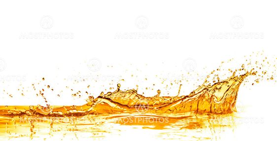 orange juice splash