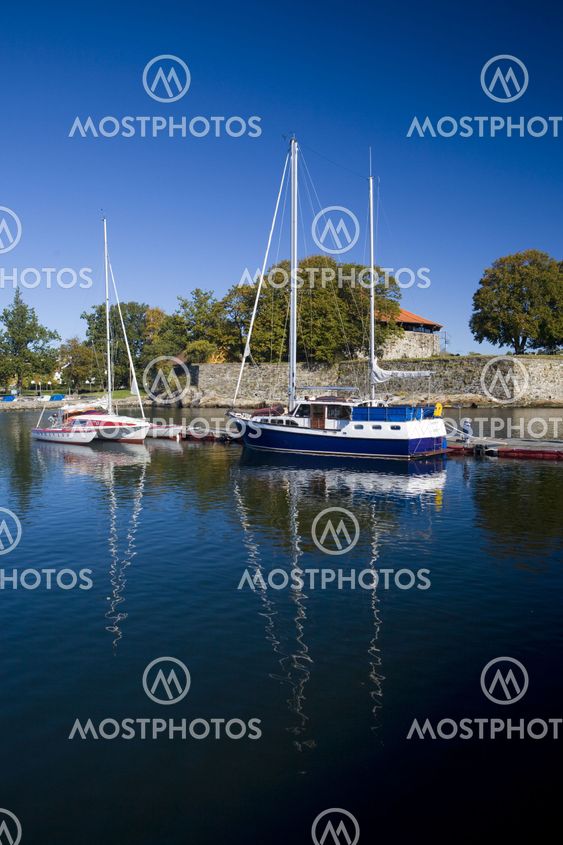 harbour of Kristiansand, Norway