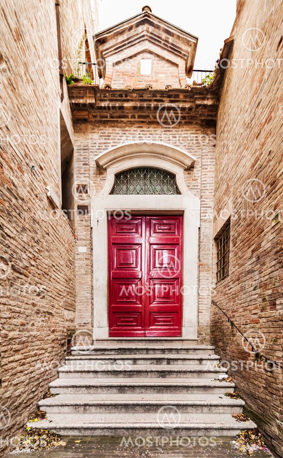 Old Italian front door