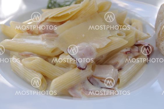 tasty pasta close up