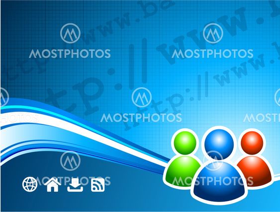user group on internet background