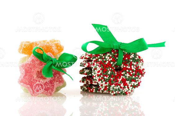 Candy Christmas wreath