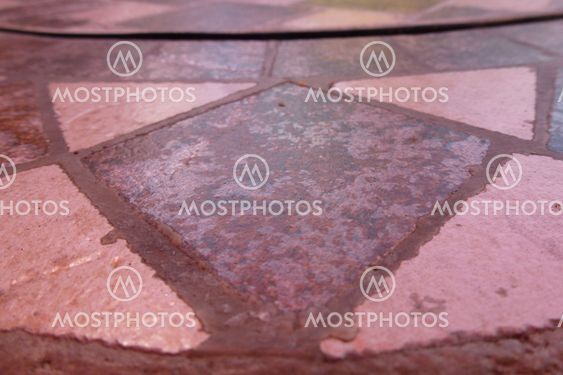 Tiled fire-pit