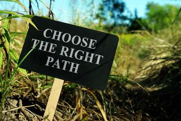 Choose the right path sing on the way.