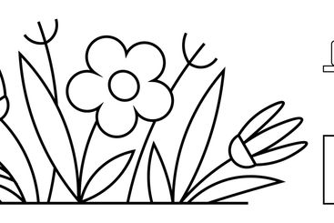 Blooming Flower Garden with Gift Box and Shelved Goods,...