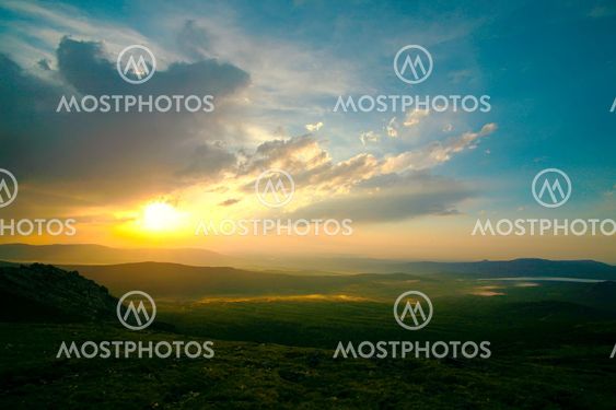 Mount Nurgush top Ural Russia