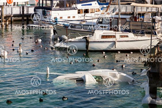 Boats in harbour
