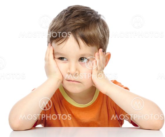 Portrait of a cute little boy
