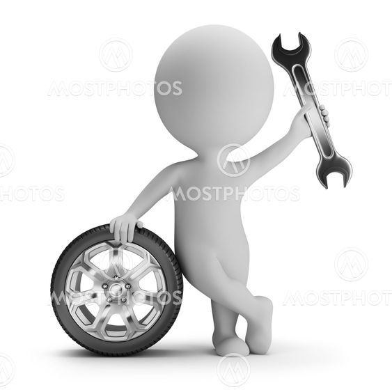 3d small people - mechanic