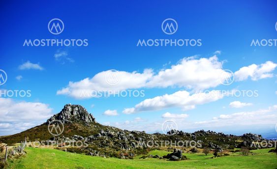 Landscape of Caramulo Mountain