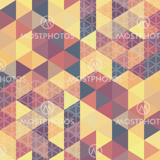 pattern geometric hexagon. with triangles