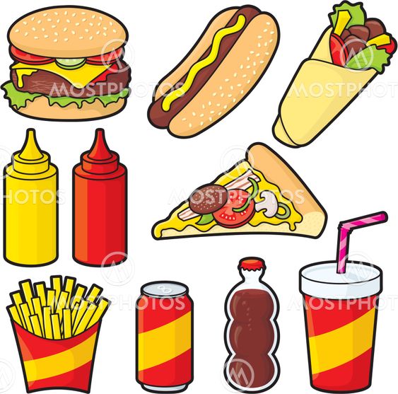 Fast food icons