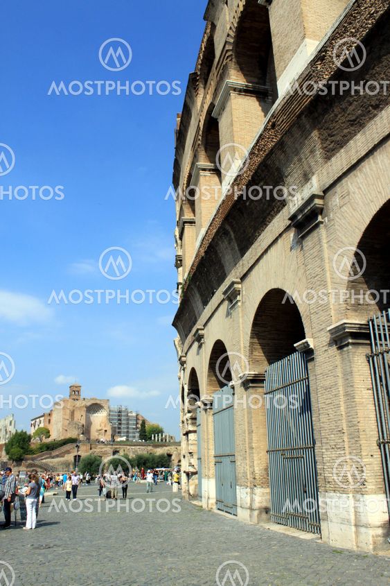 Arch of Constantine and Colosseum