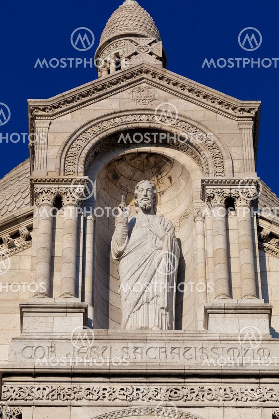 Christ in the Sacre Coeur, Montmarte, Paris, France