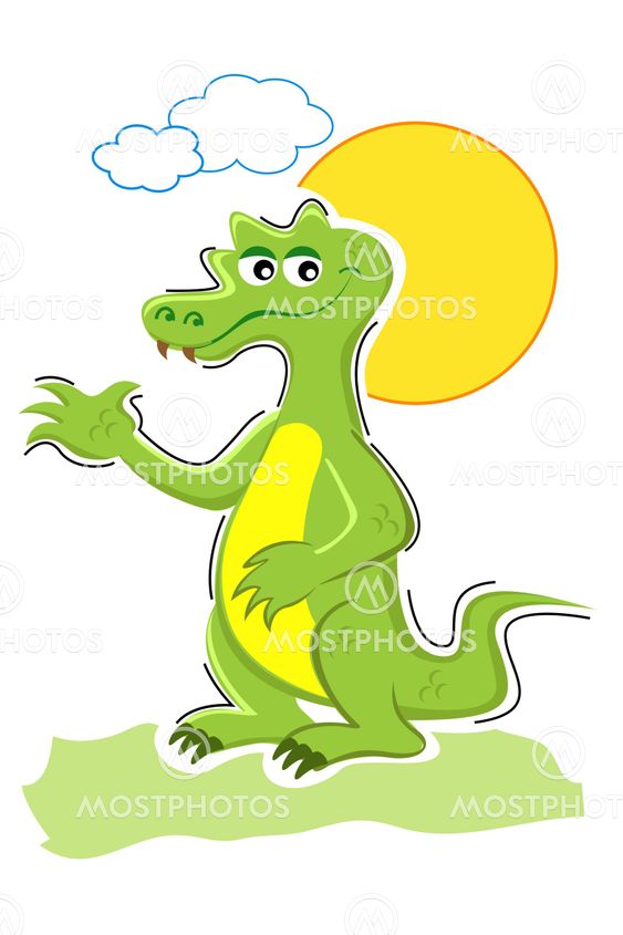 happy crocodile