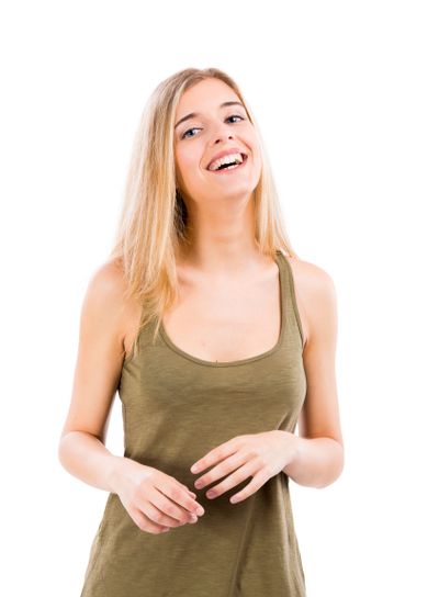 Girl laughing