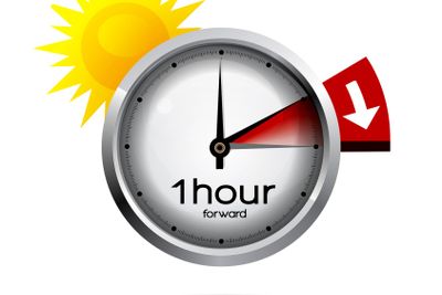 Clock switch to summer time daylight saving time 